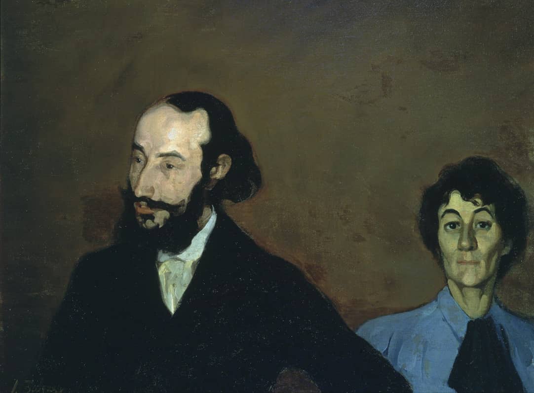 Чарльз Морис с женой. 1896