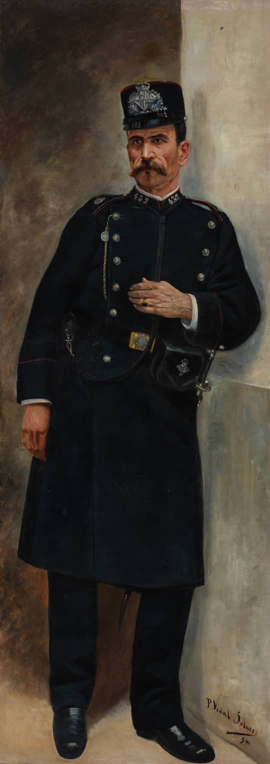 Портрет офицера полиции. 1890