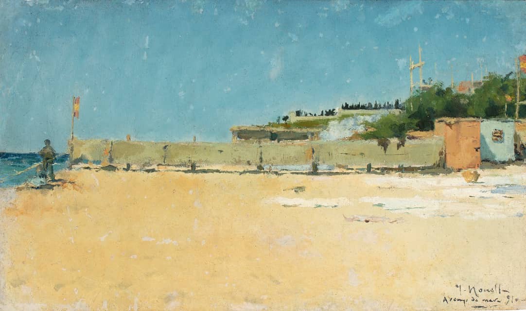Пляж в Аренс-де-Мар. 1891
